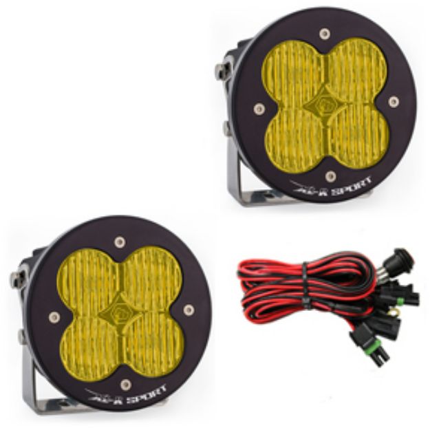Picture of LED Light Pods Amber Lens Spot Pair XL R Sport Baja Designs