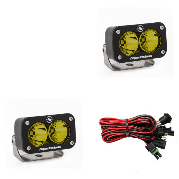 Picture of LED Work Light Amber Lens Pair S2 Sport Baja Designs