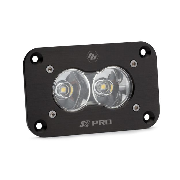 Picture of LED Work Light Clear Lens Flush Mount Each S2 Sport Baja Designs