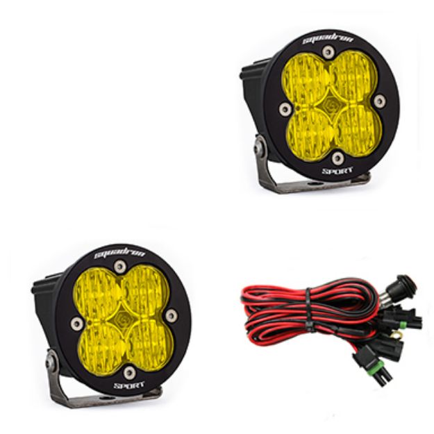 Picture of LED Light Pods Amber Lens Pair Squadron R Sport Baja Designs
