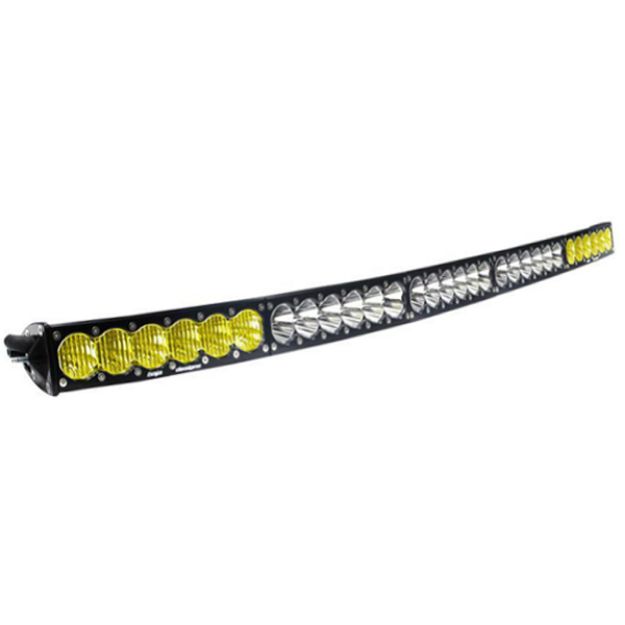 Picture of 50 Inch LED Light Bar Amber/White Dual Control Pattern OnX6 Arc Series Baja Designs