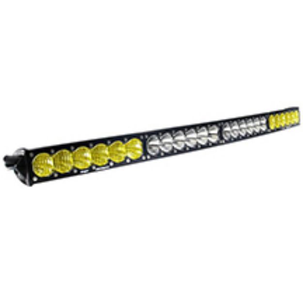 Picture of 40 Inch LED Light Bar Amber/White Dual Control Pattern OnX6 Arc Series Baja Designs