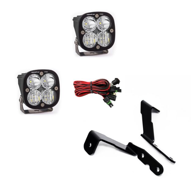 Picture of GM Silverado/Sierra (2007-2013) A-Pillar Kit Squadron Pro Lights Baja Designs