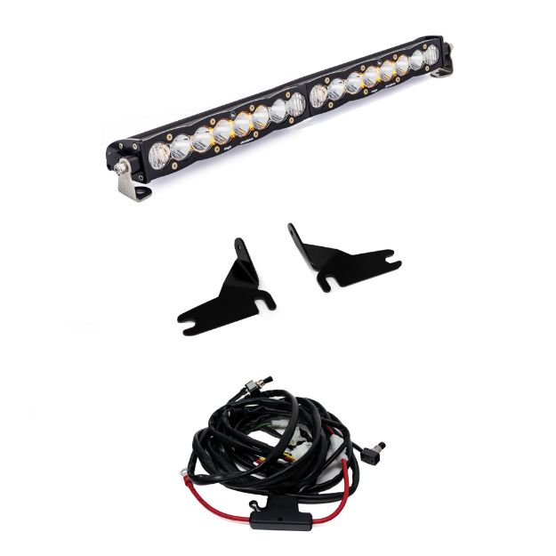 Picture of Silverado 1500 Grille Mount Kit 2019-Chevy Silverado 1500 S8 w/ 20 Inch S8 Baja Designs