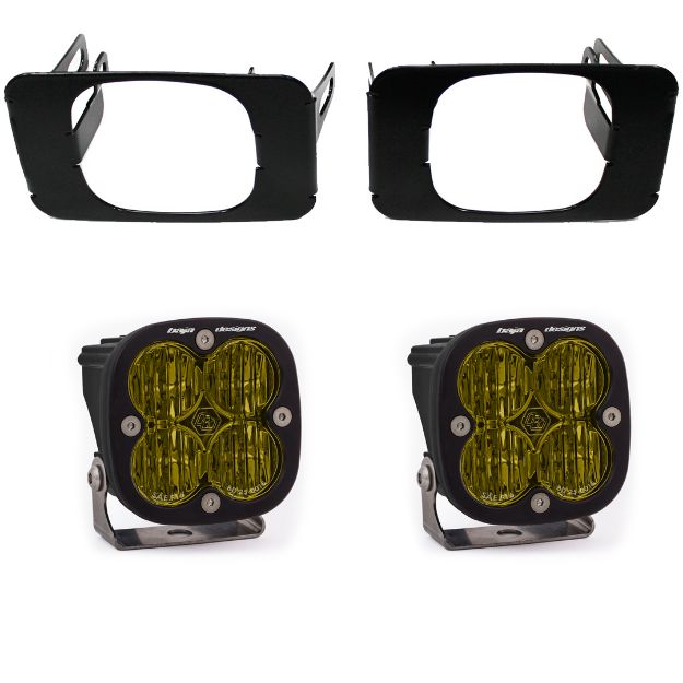 Picture of Super Duty Fog Lights SAE Amber FPK 17-18 F-150 Baja Designs