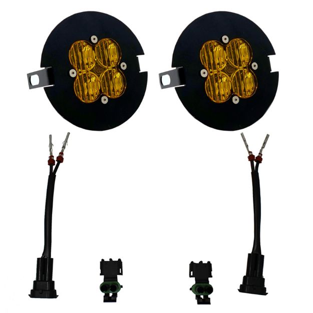 Picture of F-150 Tundra Tacoma SAE Amber Fog Light Kit Baja Designs