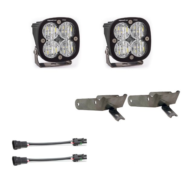 Picture of Super Duty Fog Lights Squadron Pro 99-10 Super Duty Fog Pocket Kit Baja Designs