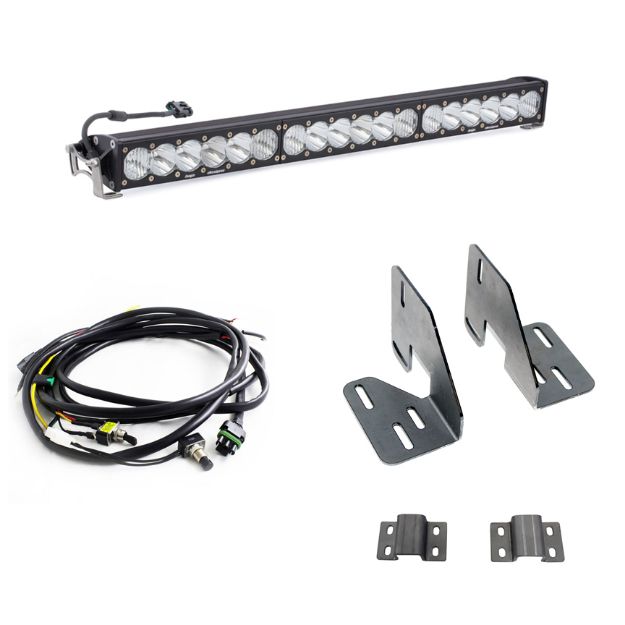 Picture of GMC 2500/3500 HD 30 Inch OnX6+ Light Bar Kit 18-19 Baja Designs