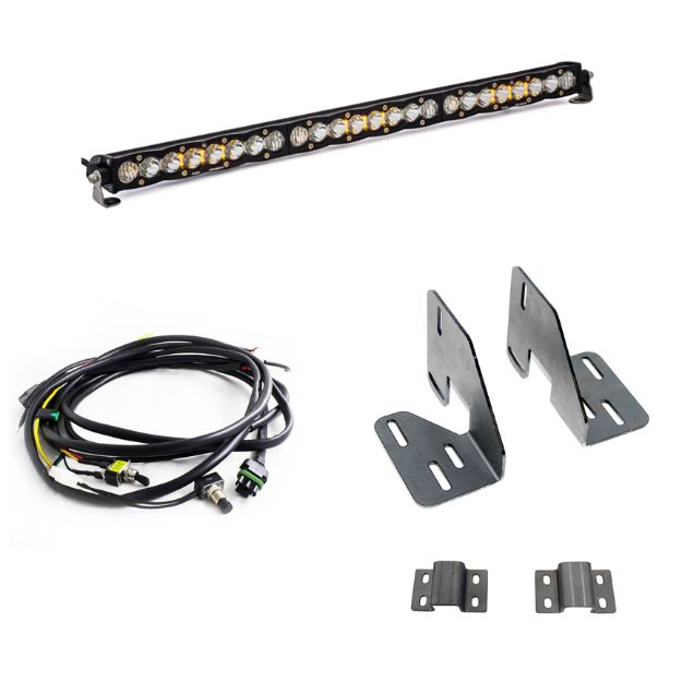 Picture of GMC 2500/3500 HD 30 Inch S8 Light Bar Kit 18-19 Baja Designs