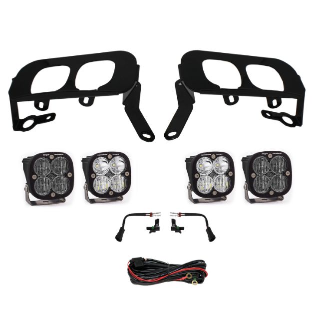 Picture of Silverado 1500 Fog Pocket Kit 14-15 FPK, SAE W/C & Sport D/C Baja Designs