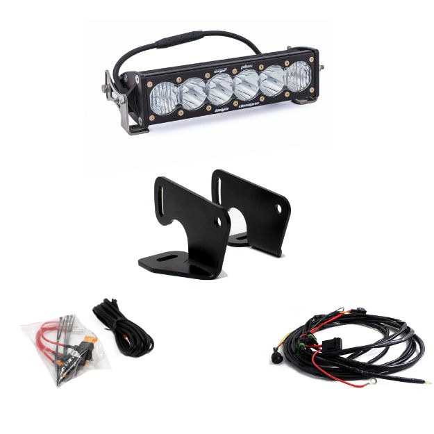 Picture of Polaris RZR Pro XP Hood Light Mount Kit 10 Inch OnX6+ Baja Designs