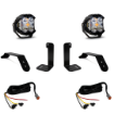 Picture of Jeep JL/JT Dual LP4 Auxiliary Light Kit w/Upfitter Baja Designs