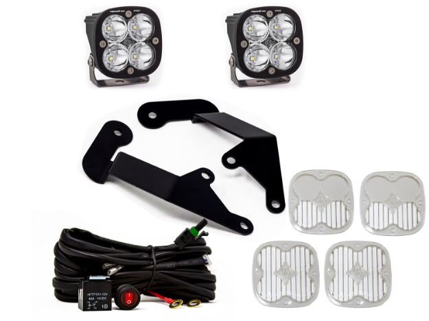 Picture of Ford Bronco Sport A-Pillar Kit Squadron Pro Clear Baja Designs