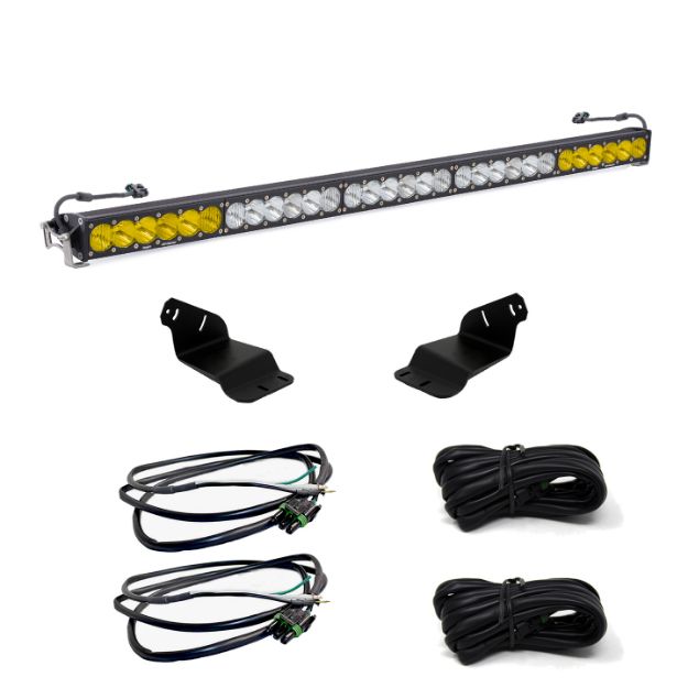 Picture of Bronco Roof Light Bar Kit 21-Up Ford Bronco 50 inch Onx6+ Dual Control w/Upfitter Baja Designs