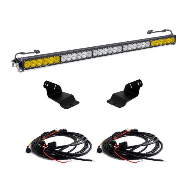 Picture of Bronco Roof Light Bar Kit 21-Up Ford Bronco 50 inch Onx6+ Dual Control Baja Designs