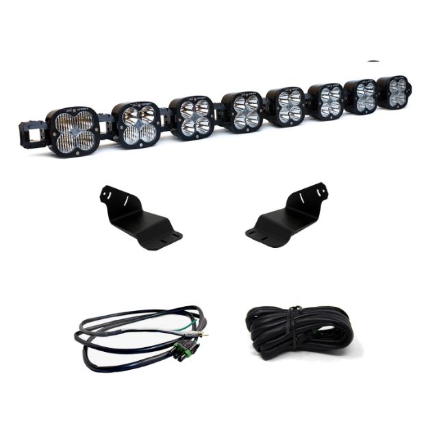 Picture of Bronco Roof Light Bar Kit 21-Up Ford Bronco 8 XL Linkable w/Upfitter Baja Designs