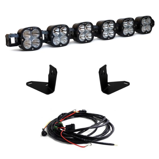 Picture of 6 X Linkable Light Bar For 21-Up Ford Bronco Steel Bumper Mount Baja Designs