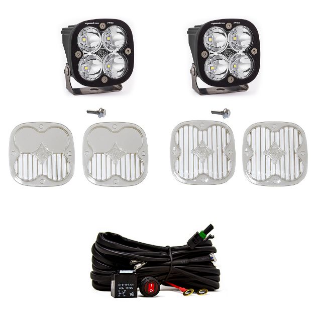 Picture of Bronco A Piller Light Kit 21-Up Ford Bronco Squadron Pro Spotr Baja Designs