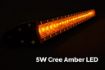 Picture of 32 Inch Slim Single Row Straight LED Light Bar 15000 Lumens Amber Cali Raised LED