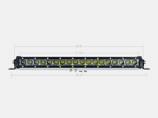Picture of 20 Inch Slim Single Row Straight LED Light Bar 9000 Lumens Cali Raised LED
