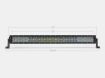 Picture of 32 Inch Dual Row 5D Optic OSRAM LED Bar Combo Cali Raised LED