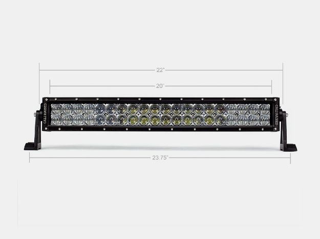 Picture of 22 Inch Dual Row 5D Optic OSRAM LED Bar Combo Cali Raised LED