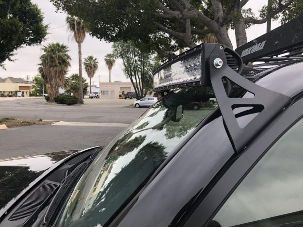 Picture of 03-21 4Runner 52 Inch Curved LED Light Bar Roof Brackets Kit 5D Optic OSRAM 52 inch Dual Row Curved Bar Combo Beam Cali Raised LED