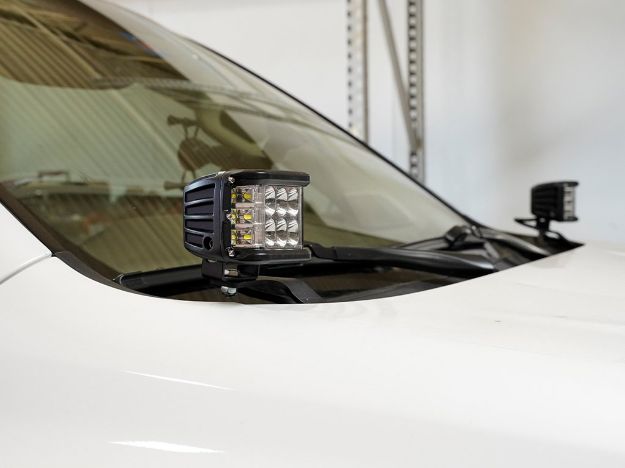 Picture of 03-09 4Runner Low Profile Ditch Light Brackets Kit (2) 27W Side Projecting LED Pods Cali Raised LED