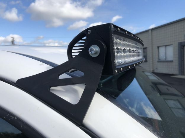 Picture of 05-21 Tacoma 52 Inch Curved LED Light Bar Roof Brackets Kit 5D Optic OSRAM 52 inch Dual Row Curved Bar Spot Beam No Switch Cali Raised LED