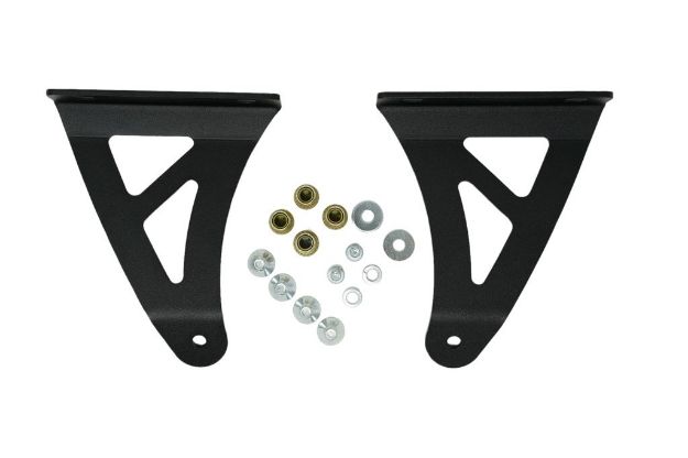 Picture of 03-21 4Runner 52 Inch Curved LED Light Bar Roof Mounting Brackets Cali Raised LED