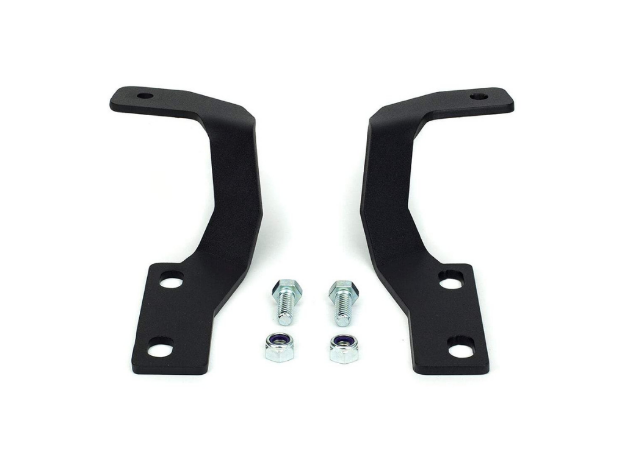 Picture of 10-21 Toyota 4Runner Low Profile LED Ditch Light Mounting Brackets Cali Raised LED