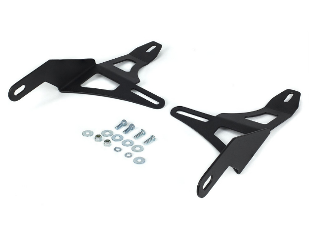 Picture of 16-21 Tacoma 32 Inch Lower Bumper Hidden LED Light Bar Mounting Brackets Cali Raised LED