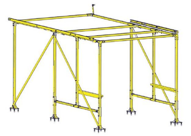 Picture of WS Framework for RAM 1500-2500 5.5  Foot Bed, 23 Inch Roof