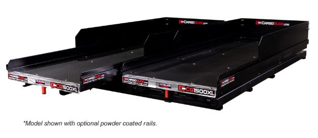 Picture of Side-by-Side Slide Out Cargo Tray 1500 LB Capacity 100 Percent Extension for Most 6.5FT Short Beds CargoGlide