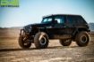 Picture of Jeep JK Hard Top Fast Back 07-18 Wrangler JK 4 Door Black W/Wiper 2 Piece DV8 Offroad