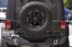 Picture of Jeep JK Rear Bumper W/Tire Carrier Tapered Bearing 07-18 Wrangler JK Black DV8 Offroad