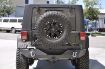 Picture of Jeep JK Rear Bumper W/Tire Carrier 07-18 Wrangler JK Aluminum Handle Black DV8 Offroad