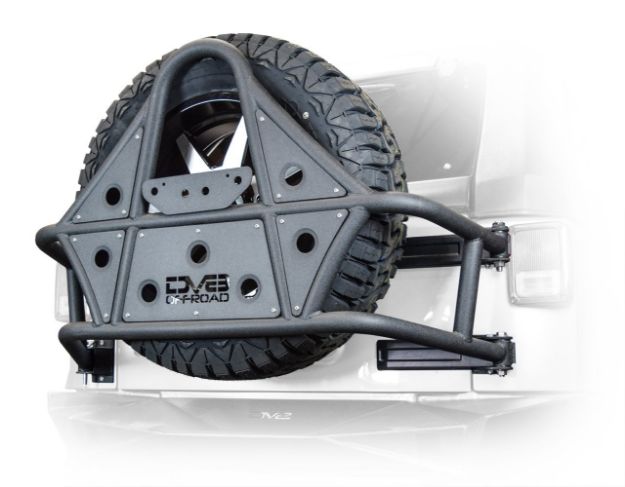 Picture of Tire Carrier 07-18 Jeep Wrangler DV8 Offroad