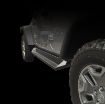 Picture of Jeep JK Rock Slider Step 07-18 Wrangler JK Matt Black 4 Door Plated Steel DV8 Offroad