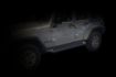 Picture of Jeep JK Rock Slider Step 07-18 Wrangler JK Matt Black 4 Door Plated Steel DV8 Offroad