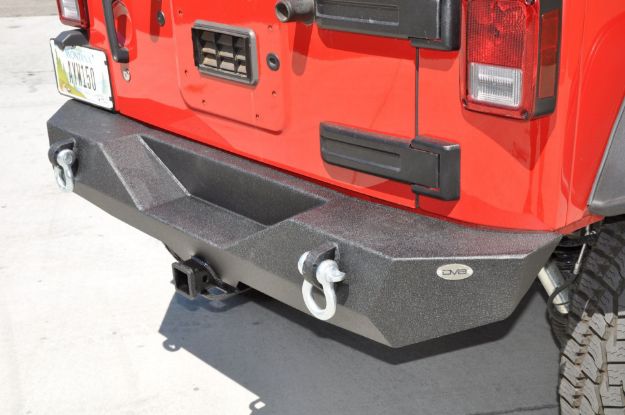 Picture of Jeep JK Rear Bumper 07-18 Wrangler JK Steel Mid Length DV8 Offroad