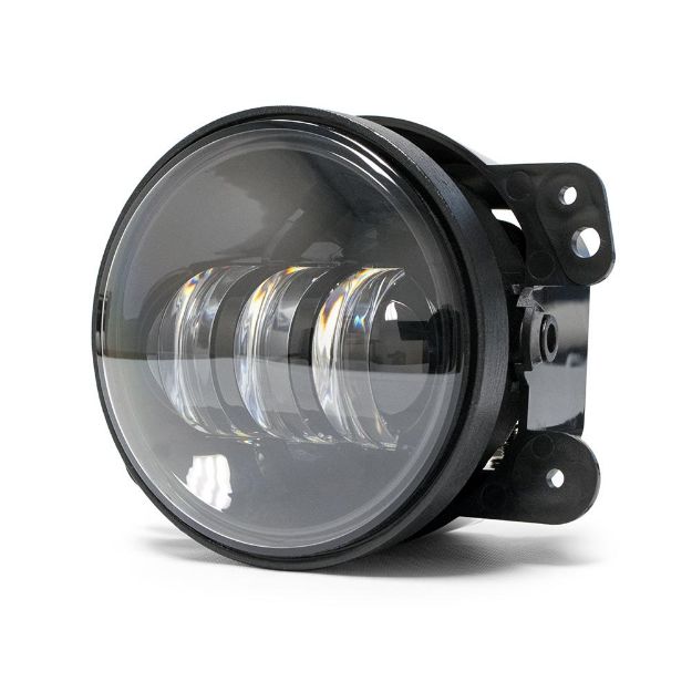 Picture of Jeep JK 4 Inch LED 30W Replacement Fog Lights 07-18 Wrangler JK DV8 Offroad