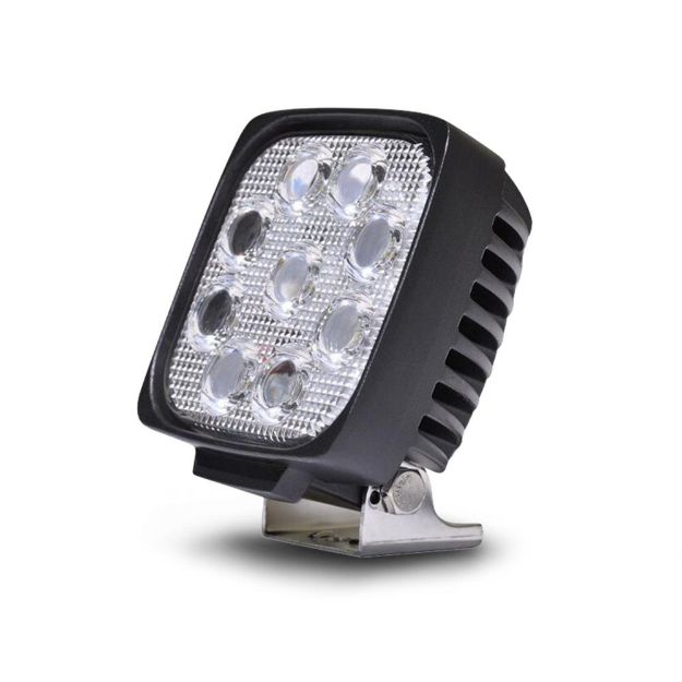 Picture of 5 Inch Square Off road Light 27W Spot 3W LED Black DV8 Offroad