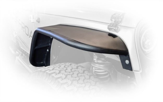 Picture of Jeep JK Flat Tube Fenders Front and Rear 07-18 Wrangler JK DV8 Offroad