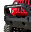 Picture of Jeep JK/JL Front Bumper Fits DV8 20 Inch Light Bar and Winch Plate 07-18 Jeep JK/JL Wrangler Steel Stubby DV8 Offroad