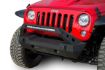 Picture of Jeep JK/JL Front Bumper Fits DV8 20 Inch Light Bar and Winch Plate 07-18 Jeep JK/JL Wrangler Steel Stubby DV8 Offroad