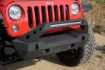 Picture of Jeep JK/JL Front Bumper Fits DV8 20 Inch Light Bar and Winch Plate 07-18 Jeep JK/JL Wrangler Steel Stubby DV8 Offroad