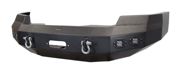 Picture of Sierra 1500 Front Bumper Winch Ready 07-13 GMC Sierra 1500 Black Powdercoat DV8 Offroad