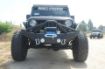 Picture of Jeep JK Front Bumper w/Fog Light Holes 07-18 Wrangler JK Steel Mid Length DV8 Offroad