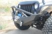 Picture of Jeep JK Front Bumper w/Fog Light Holes 07-18 Wrangler JK Steel Mid Length DV8 Offroad